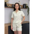 Костюм женский летний из коттона Fashion 187 20557 S лимоный
