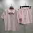 Костюм женский летний из коттона Fashion 187 20554 S розовый