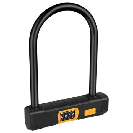 Замок вело-мото кодовый FEIRI U-Lock 1825 9324 черный