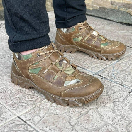 Кроссовки мужские тактические 6646 41 р 26,5 см коричневые