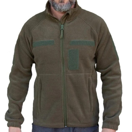 Кофта флисовая Kirasa KI-413-5 320г/м 56 р хаки