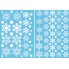 Набор новогодних наклеек на окно Merry Christmas 3 13748 30х43 см 2 листа