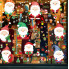 Набор новогодних наклеек на окно Happy New Year 7 14576 20х30 см 9 листов