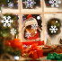 Набор новогодних наклеек на окно Merry Christmas 3 13748 30х43 см 2 листа