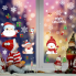 Набор новогодних наклеек на окно Happy New Year 3 9124 20х30 см 8 листов