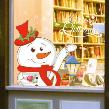 Набор новогодних наклеек на окно Happy New Year 7 13762 50х70 см 1 лист