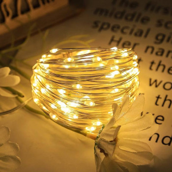Гирлянда светодиодная от сети Роса Y25-37WW 19604 10 м 100 LED теплый желтый
