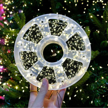 Гирлянда светодиодная от сети Роса Y25-22WW 19573 50 м 1500 LED теплый желтый