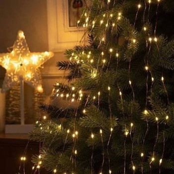 Гирлянда светодиодная USB Хвост Y25-32 19581 2 м 400 LED теплый желтый