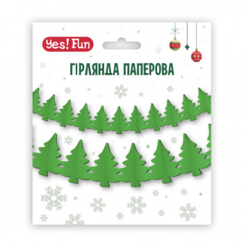 Гирлянда декоративная YES Елочки 974926 4 м зеленая