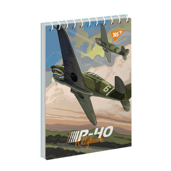 Блокнот А6 YES Planes 151956 80 листов