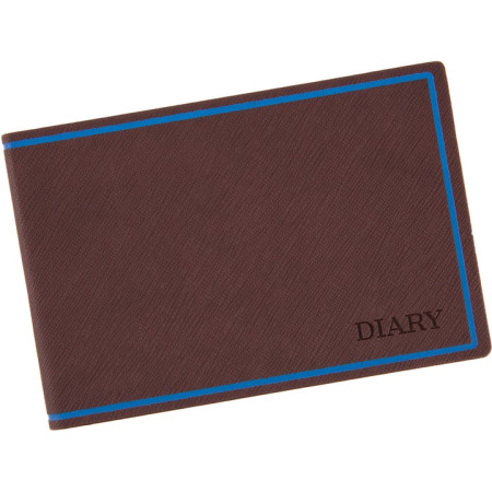 Деловая записная книжка-еженедельник Leo Planner Cioccolato 252570 128 листов 10х15 см коричневая