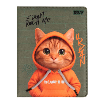 Дневник школьный твердый YES Urban Cat PU 911694 40 листов