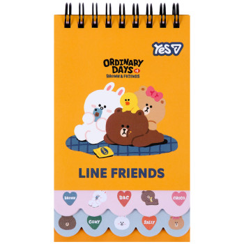 Блокнот YES Line Friends Team 152160 60 листов