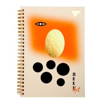 Блокнот для записей в клетку на спирале А5 YES 7 БЦ Make art 152023 64 листа