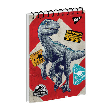 Блокнот А6 YES Jurassic World Dino tracker 151901 80 листов