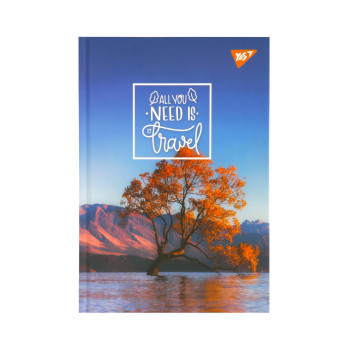 Блокнот для записей в клетку А5 YES 7 БЦ Need for travel 152045 64 листа