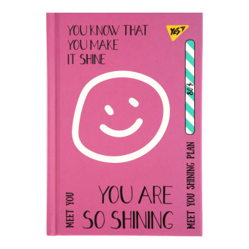 Блокнот для записей в линию А6 YES 7 БЦ Smile 152065 64 листа