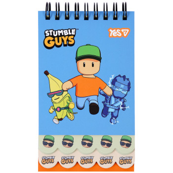 Блокнот YES Stumble Guys Blue 152236 60 листов