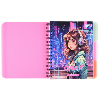 Блокнот для записей YES Cyber girl 681964 144 листов