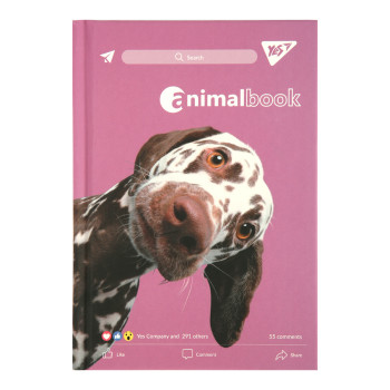 Блокнот для записей в точку А6 YES 7 БЦ Animalbook 152066 64 листа