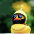 Автомобильная утка с шлемом и креплением Funny Ducks Red Spider 5178
