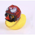 Автомобильная утка с шлемом и креплением Funny Ducks Red Spider 5178