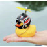 Автомобильная утка с шлемом и креплением Funny Ducks Red Spider 5178