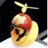 Автомобильная утка с шлемом и креплением Funny Ducks Red Iron Man 5177