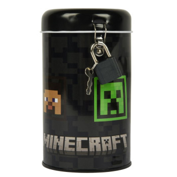 Копилка круглая YES Minecraft Heroes 708577 13х7.6 см