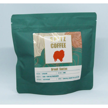 Кофе в зернах SPITZ COFFEE Бразильский Сантос К-186-6000 250 г