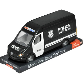 Машинка Tigres Mercedes-Benz Sprinter полицейский 39721 черный