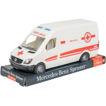 Машинка Tigres Mercedes-Benz Sprinter скорая помощь 39712 белая
