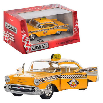 Машинка инертная Kinsmart Такси KT-5360-W 12.5 см