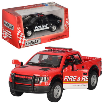 Машинка инертная Kinsmart Ford F-150 SVT KT5365WPR 12.5 см
