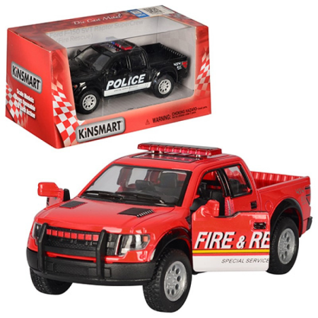 Машинка инертная Kinsmart Ford F-150 SVT KT5365WPR 12.5 см