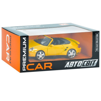 Машинка инертная Auto Mir Porsche 911 Turbo Cabriolet AP-1932 18 см