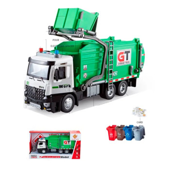 Мусоровоз инерционный JD-288 32 см