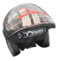 Мотошлем FORTE BLD-708-red-black-S S черный с красным