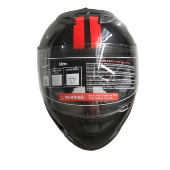 Мотошлем FORTE BLD-626-125220 L черный с красным