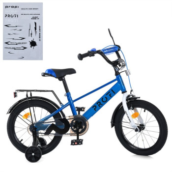 Велосипед детский Profi Brave MB-18022-1 18 дюймов синий