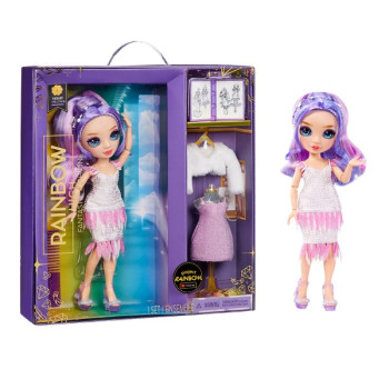 Кукла игровая в наборе Rainbow High Fantastic Fashion Виолетта 587385