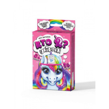 Игра настольная Danko Toys Кто Я? Unicorn ДТ-МН-14-54