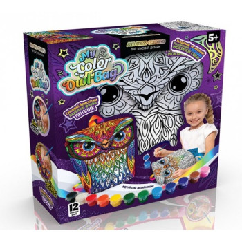 Набор креативного творчества Danko Toys My Color Owl-Bag COWL-01-01U