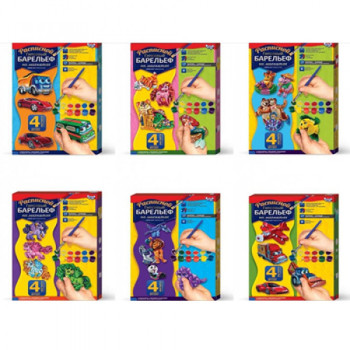Набор для творчества Danko Toys Барельеф ДТ-ОО-09-34