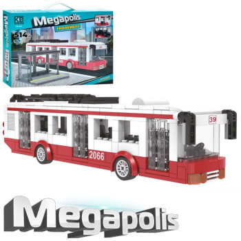 Конструктор игровой Limo Toy Тролейбус KB-4001 514 деталей