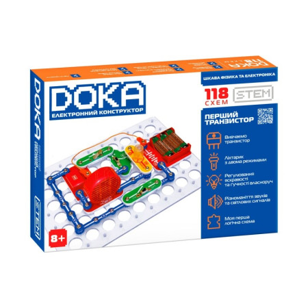 Конструктор электронный игровой Doka D70701 118 схем
