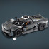 Конструктор игровой Technic Koenigsegg Jesko Absolut Серый гиперкар 42173 801 деталь