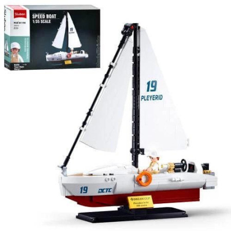 Конструктор игровой Sluban Яхта M38-B1190 260 деталей