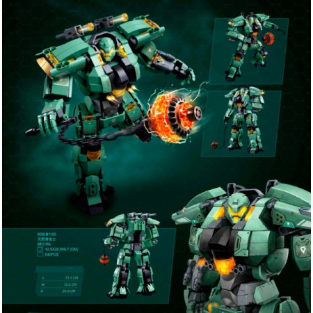 Конструктор игровой Sluban Робот M38-B1153 542 детали